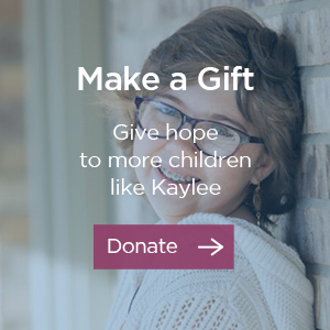 Donate to help more kids like Kaylee