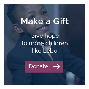 Donate to help more kids like Lebo