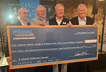 Pedal the Cause check presentation