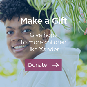 Donate to help more kids like Xander