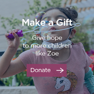 Donate to help more kids like Zoe